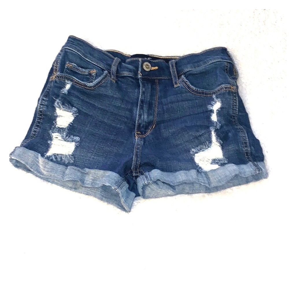 hollister ripped shorts